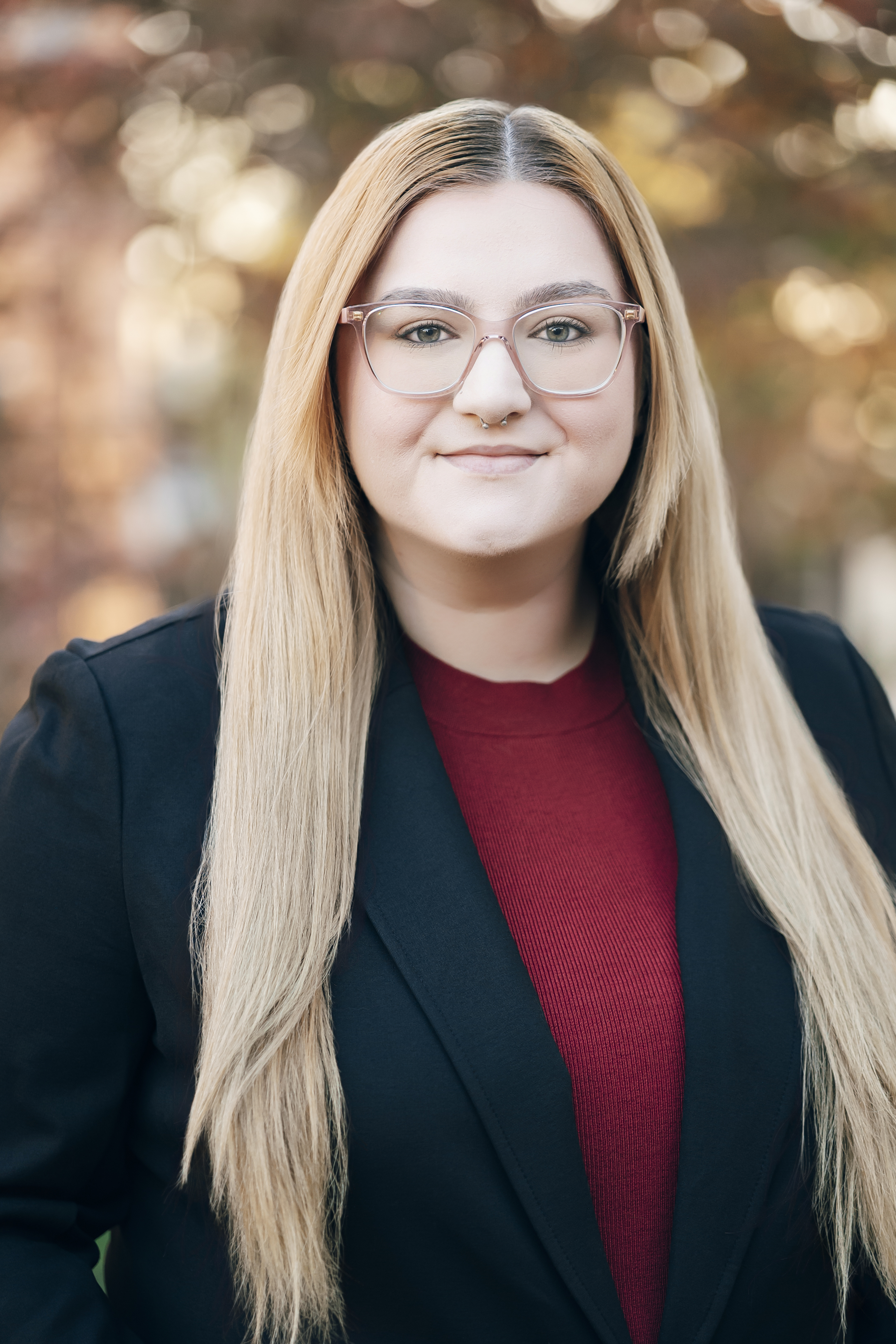 female silhouette standin