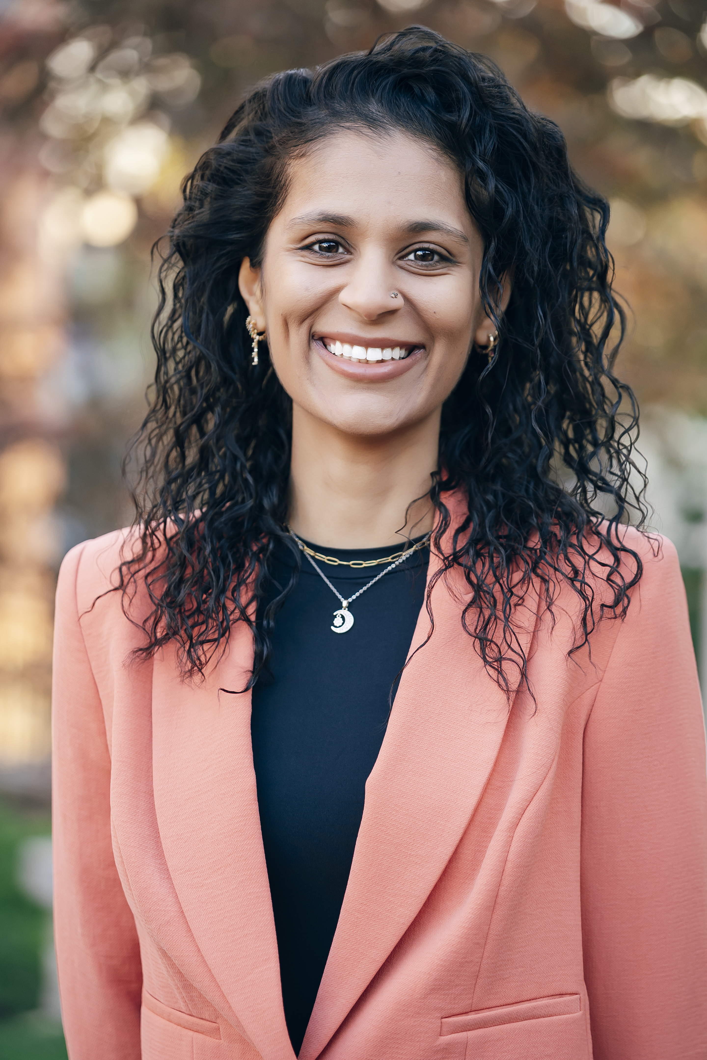 female silhouette standin